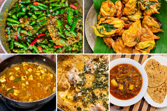 Homemade Indian dishes