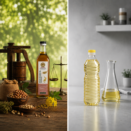 Wood Pressed Oil vs Refined Oil: Which Is Better for Everyday Cooking?