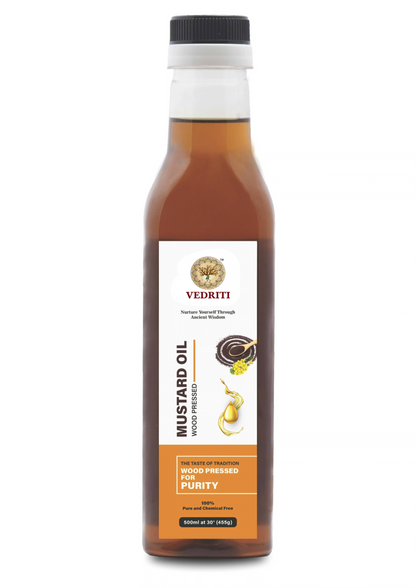 Vedriti Wood Pressed Black Mustard Oil bottle product image