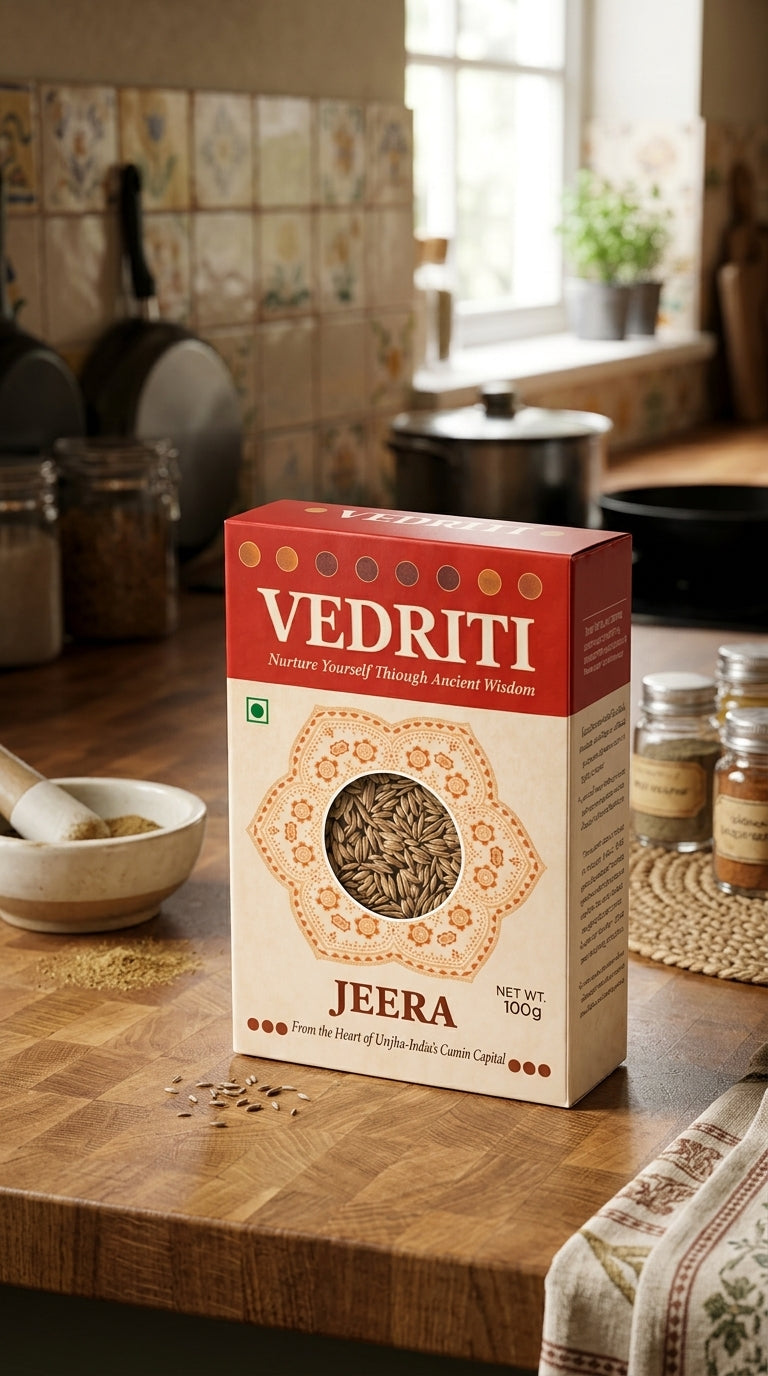 Vedriti Jeera –  Whole Cumin Seeds 100gm