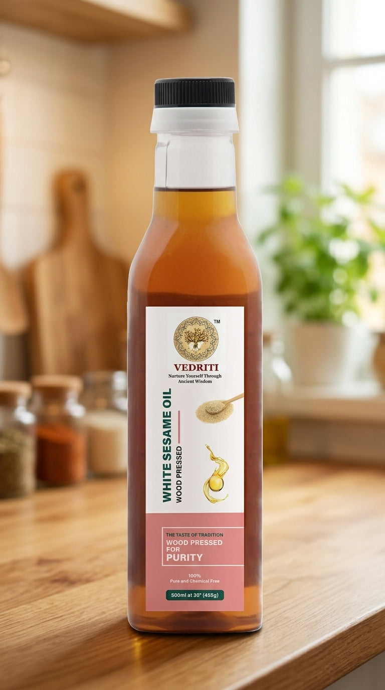 Vedriti Wood Pressed White Sesame Oil