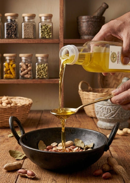 Vedriti Wood Pressed Groundnut Oil 1L