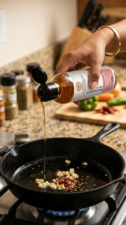 Vedriti Wood Pressed White Sesame Oil