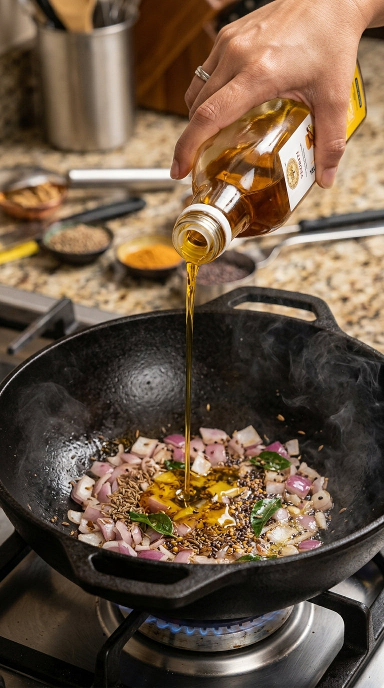 Vedriti Wood Pressed Yellow Mustard Oil