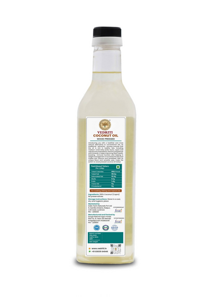 Vedriti Wood Pressed Coconut Oil product information