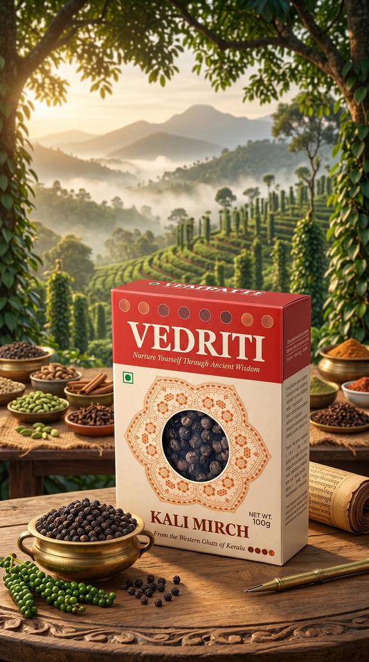 Vedriti Kali Mirch –  Whole Black Pepper 100gm