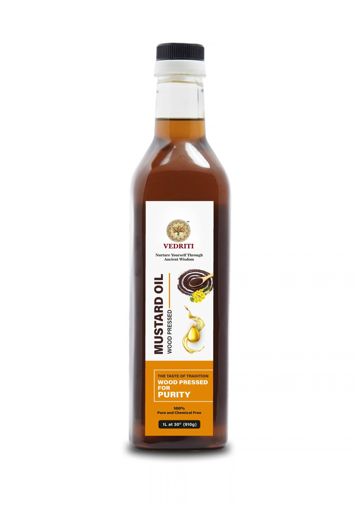 Vedriti Wood Pressed Black Mustard Oil