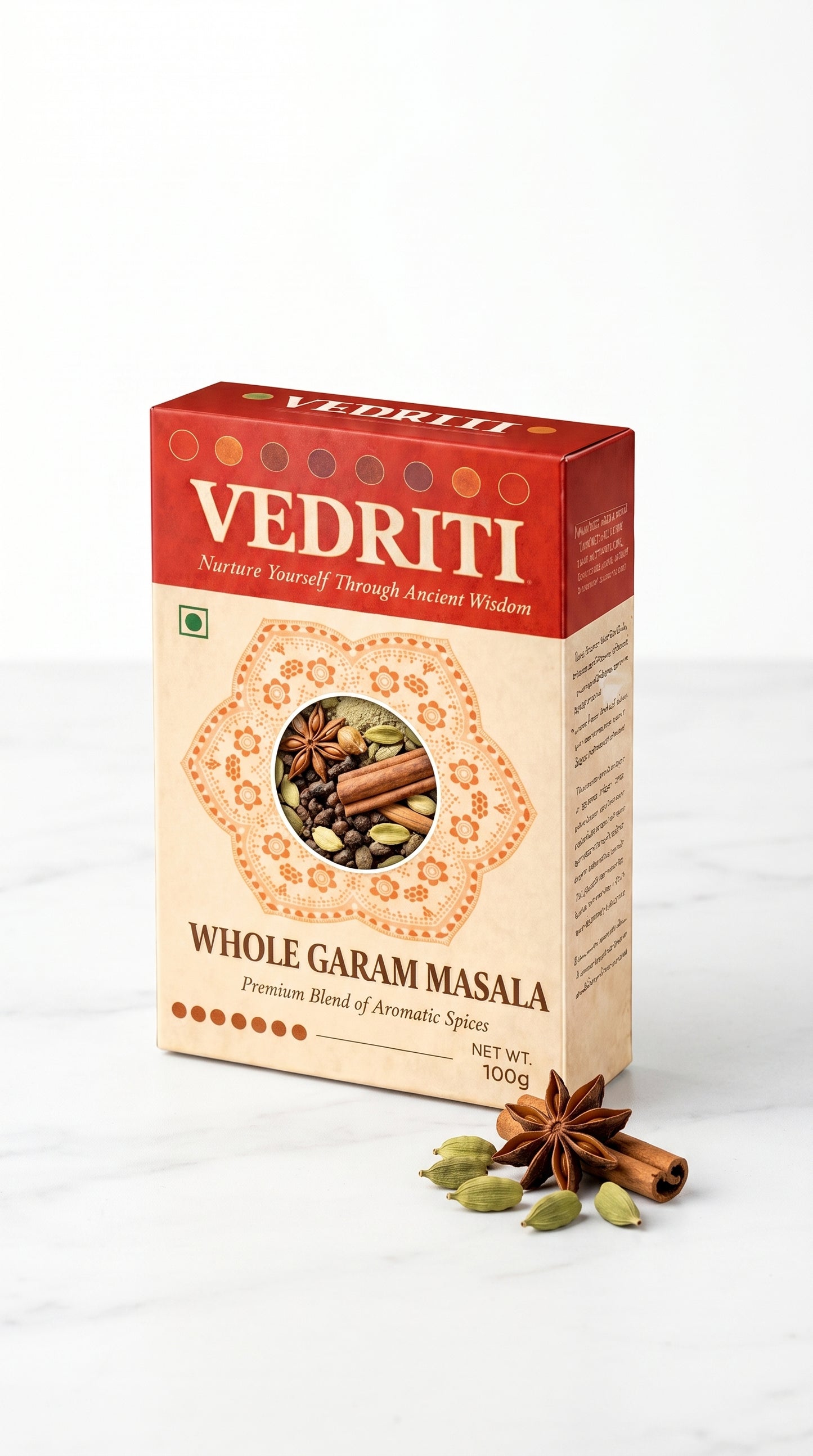Vedriti Whole Garam Masala 100gm