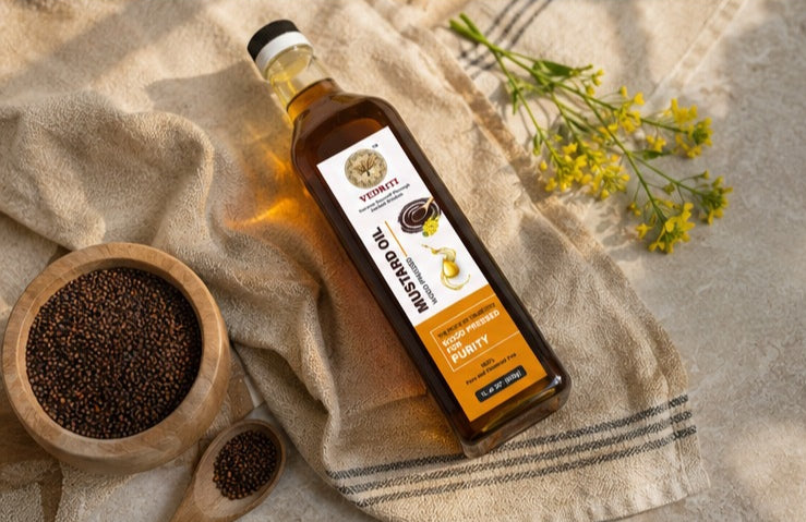 Vedriti  Wood-Pressed Mustard Oil 1L