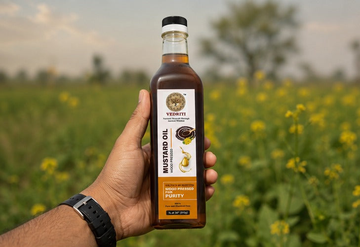Vedriti  Wood-Pressed Mustard Oil 1L