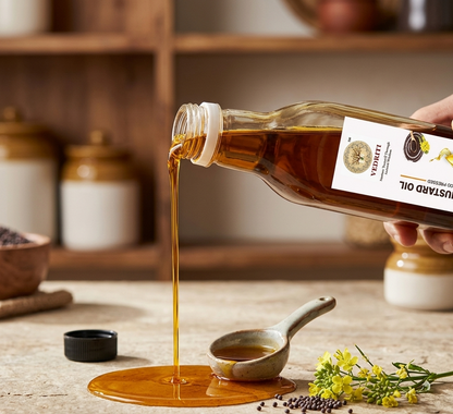 Vedriti Wood Pressed Black Mustard Oil
