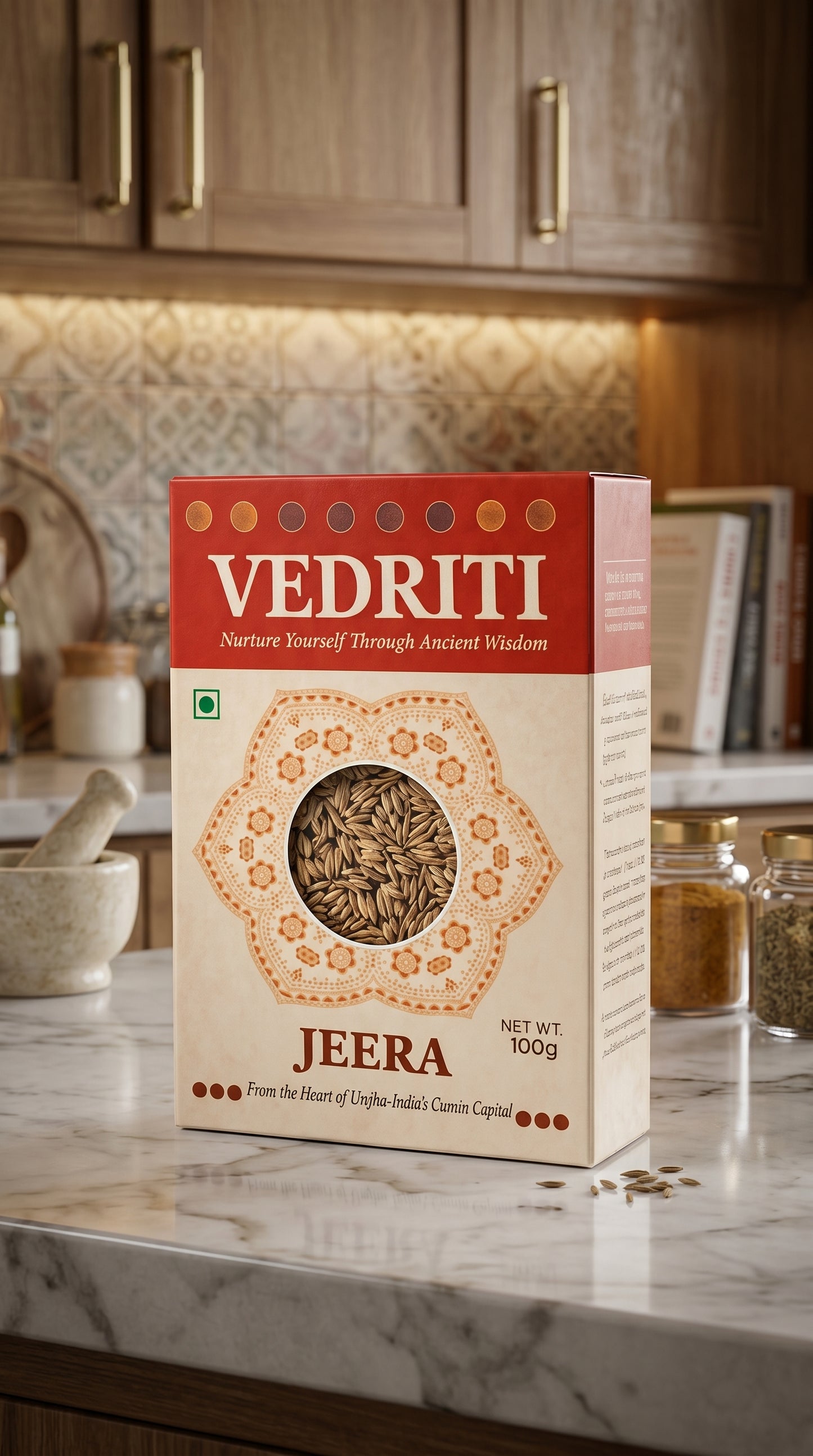 Vedriti Jeera –  Whole Cumin Seeds 100gm