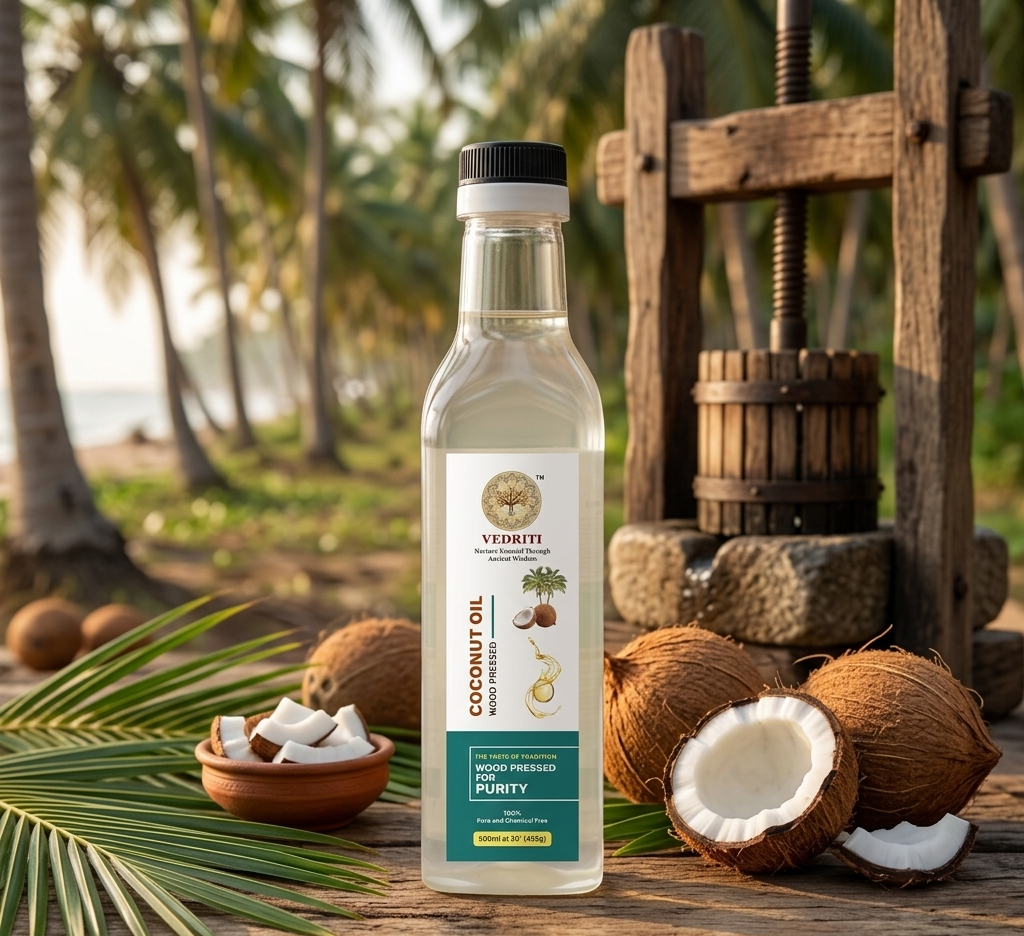 Vedriti Wood-Pressed Coconut Oil