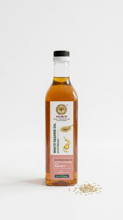 Vedriti Wood Pressed White Sesame Oil