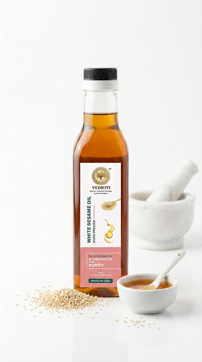Vedriti Wood Pressed White Sesame Oil