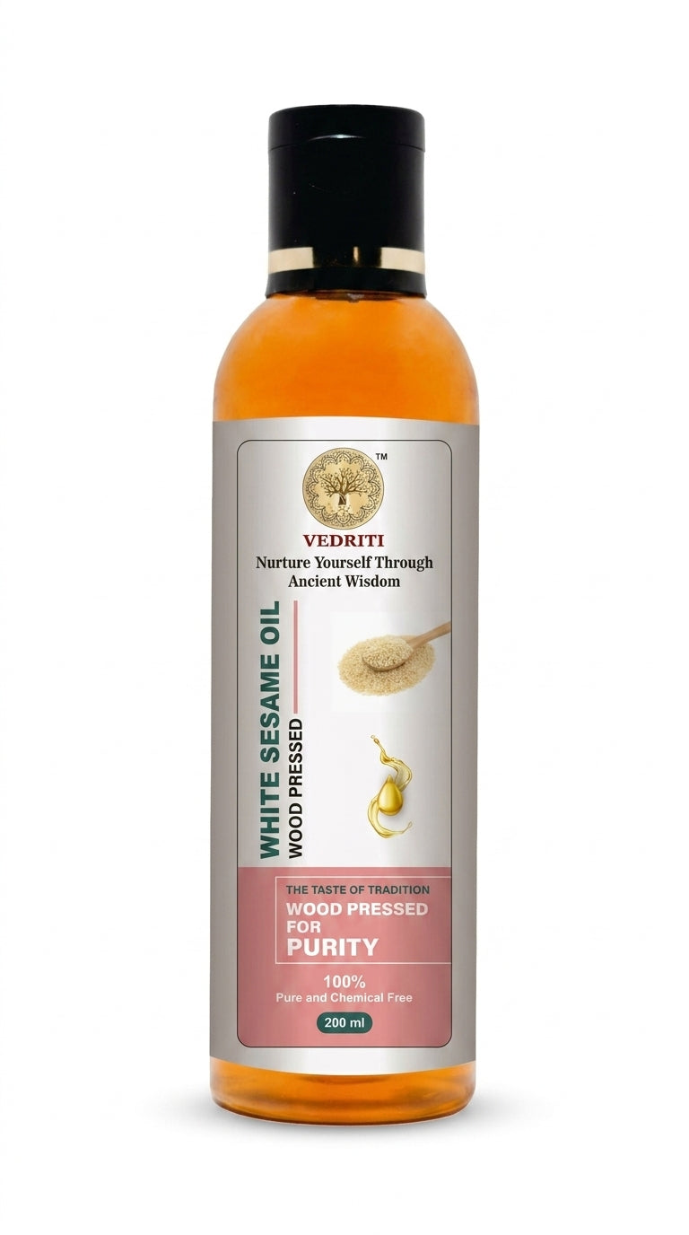 Vedriti Wood Pressed White Sesame Oil