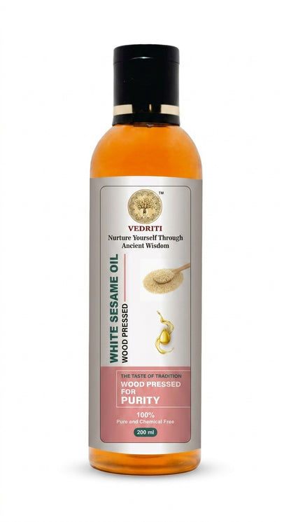 Vedriti Wood Pressed White Sesame Oil