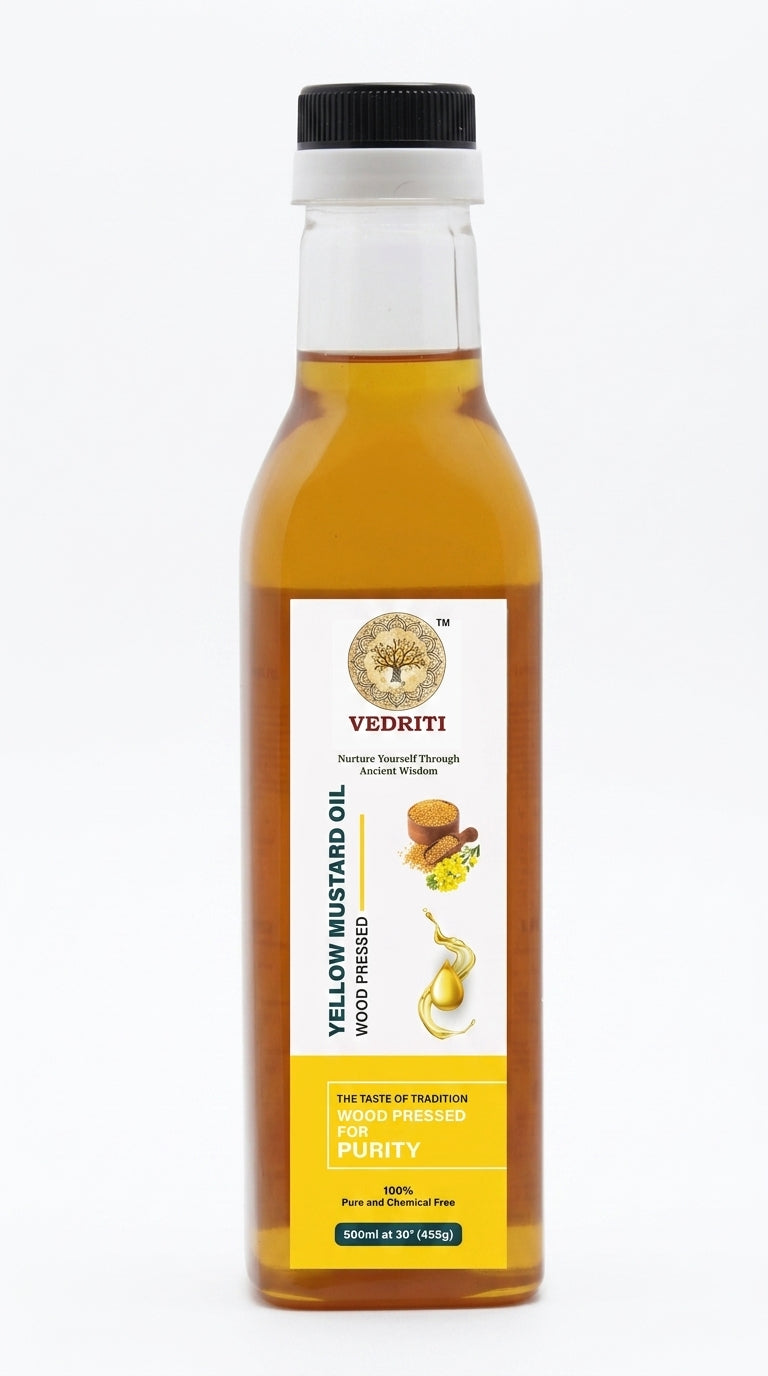 Vedriti Wood Pressed Yellow Mustard Oil