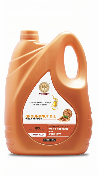 Vedriti Wood Pressed Groundnut Oil 1L